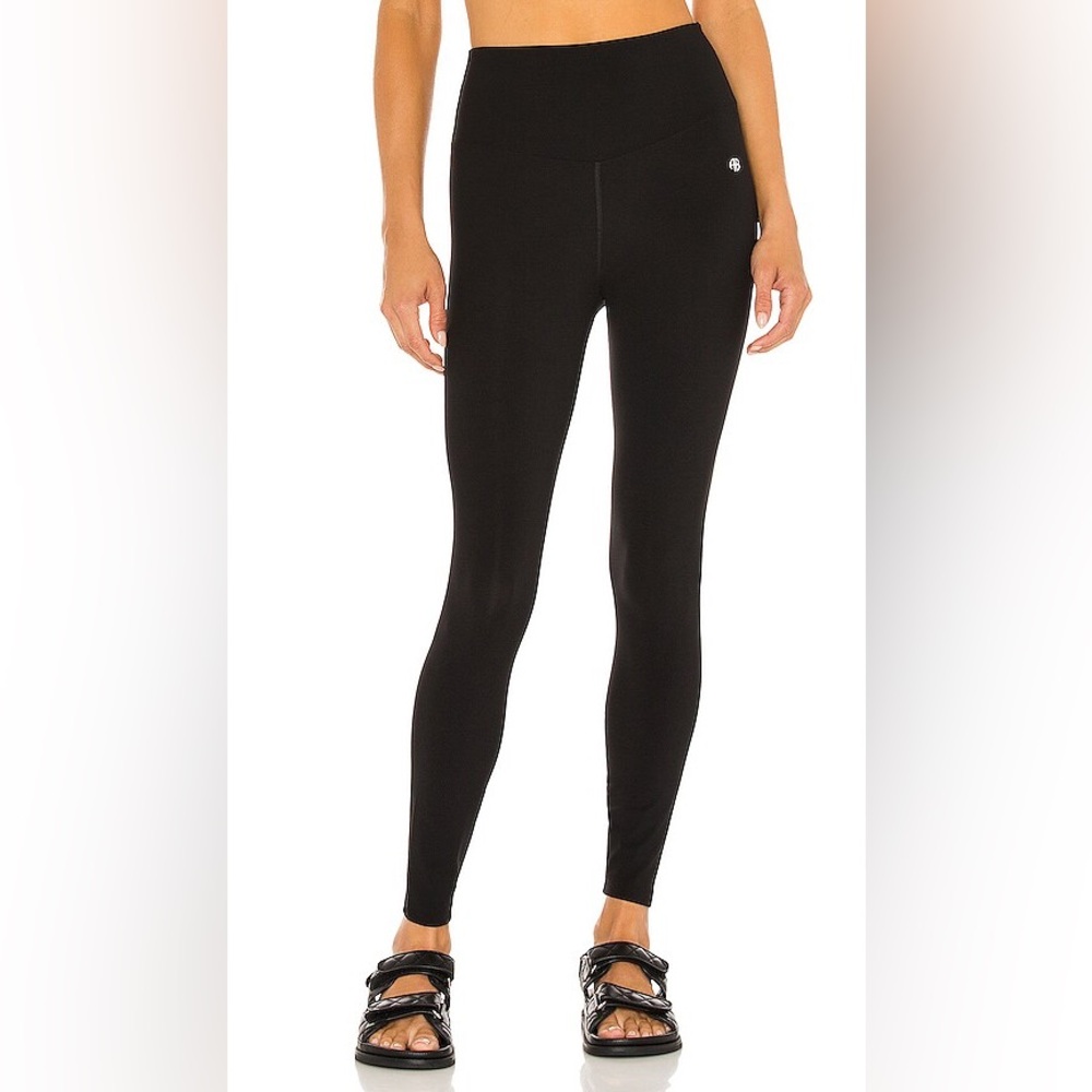 Anine Bing Blake Leggings in Black